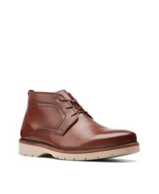 clarks long leather boots