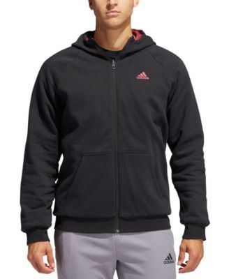 adidas men's reversible hooded jacket