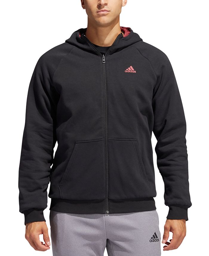 adidas Men's Reversible Hooded Jacket & Reviews Coats & Jackets Men
