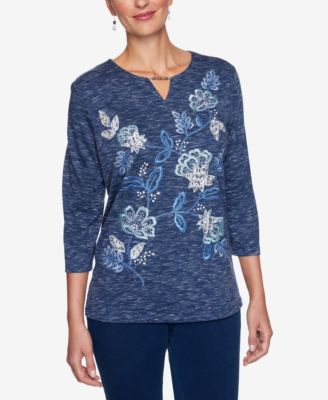 macys alfred dunner tops
