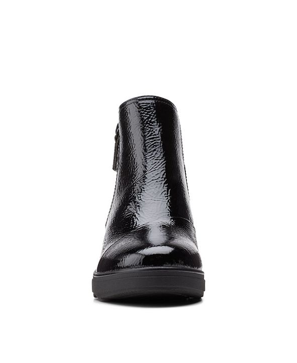 clarks mazy eastham black leather