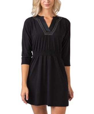 macys womens black dresses