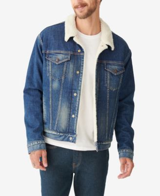 lucky brand sherpa trucker jacket