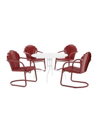 Уличный обеденный набор Tulip из 5 предметов красный