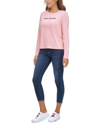 tommy jeans t shirt long sleeve