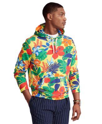 polo floral hoodie