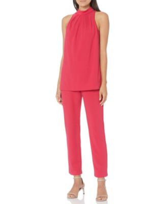 adrianna papell halter jumpsuit