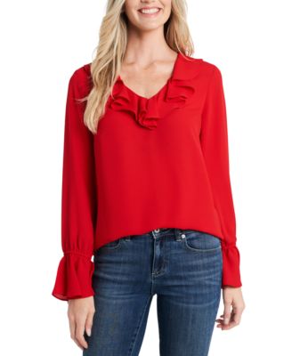 cece ruffle sleeve blouse