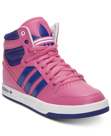 adidas Kids Shoes, Girls Court Attitude Casual Sneakers from Finish ...