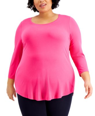 macy's plus size tops jm collection