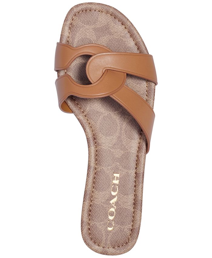 coach slide sandals