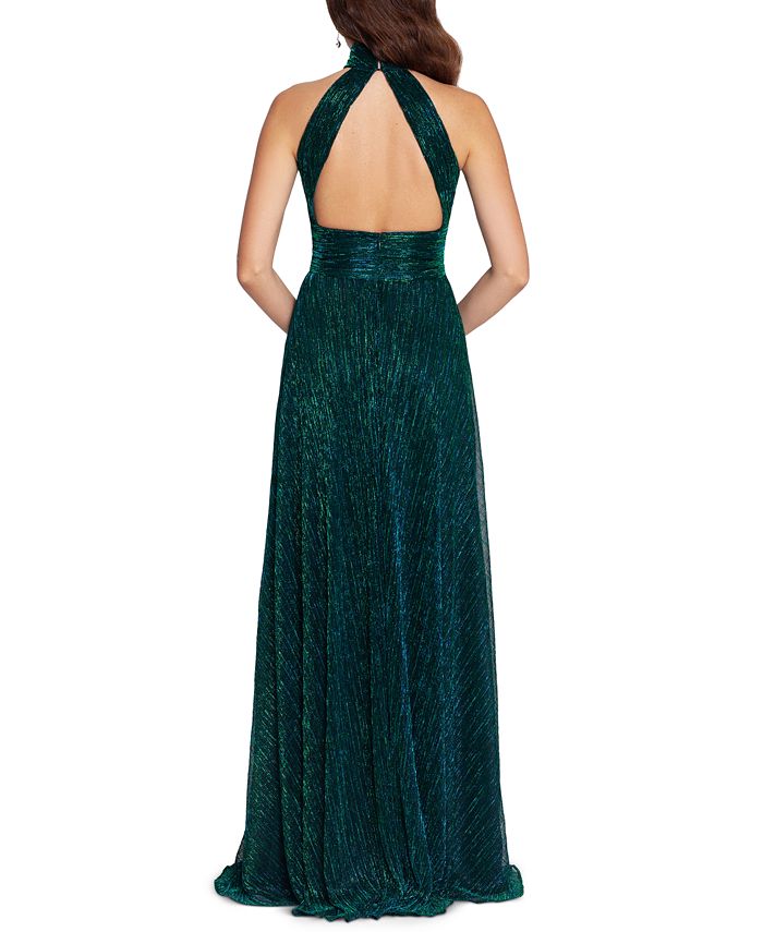 betsy and adam metallic gown