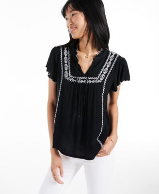 macys peasant blouses