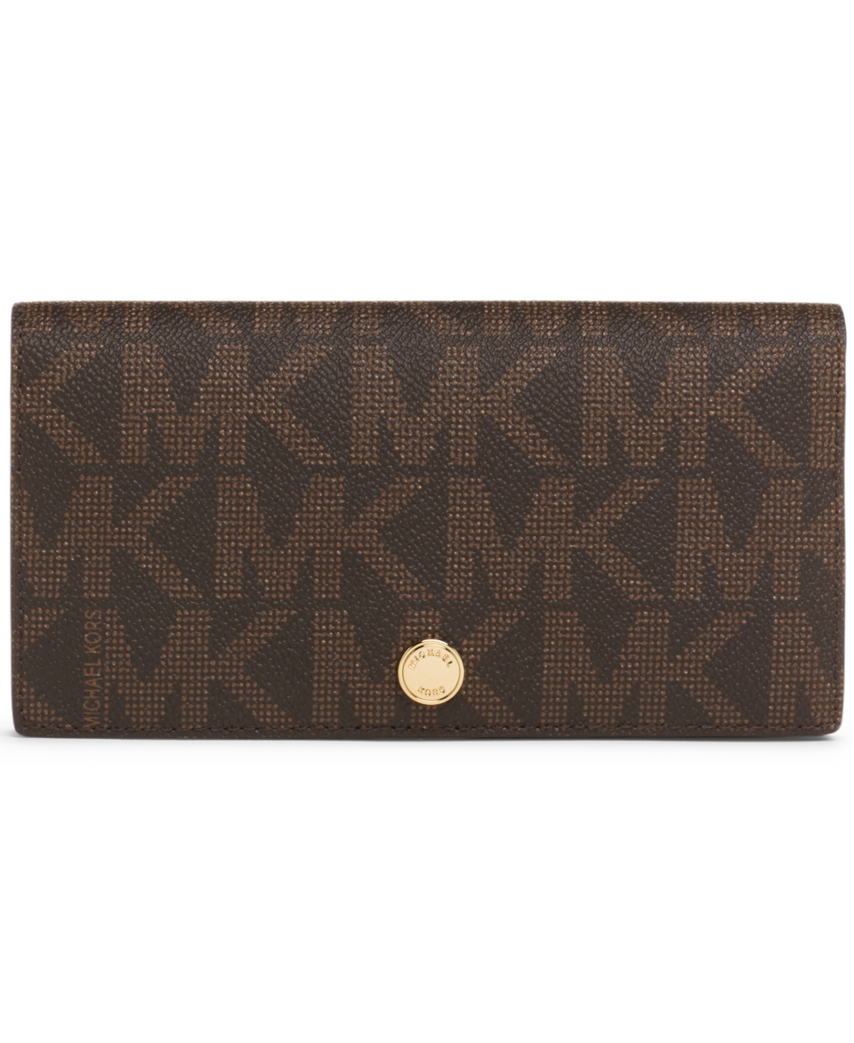 MICHAEL Michael Kors MK Large Signature Saffiano Wallet   Handbags & Accessories