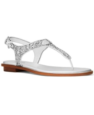 low heel slide sandals