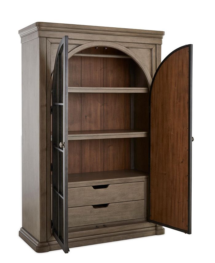 Furniture Nashville Grey Armoire & Reviews Furniture Macy's