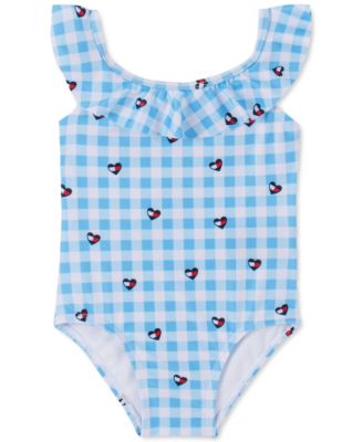 Tommy Hilfiger Baby Girls 1-Pc. Gingham 