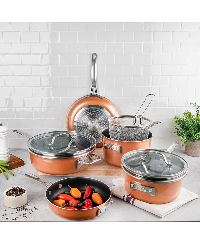 Gotham Steel StackMaster 10Pc. Cookware Set & Reviews Cookware Sets