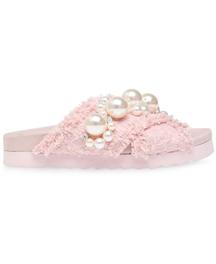 steve madden heels with pearls