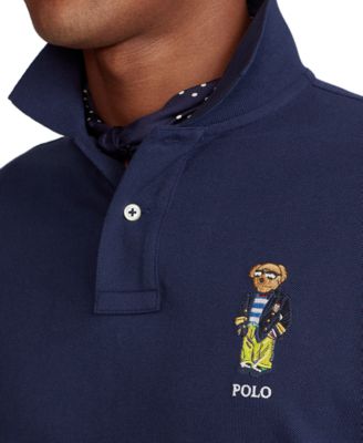 ralph lauren polo shirt with bear logo