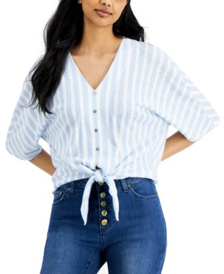 macys michael kors petite tops