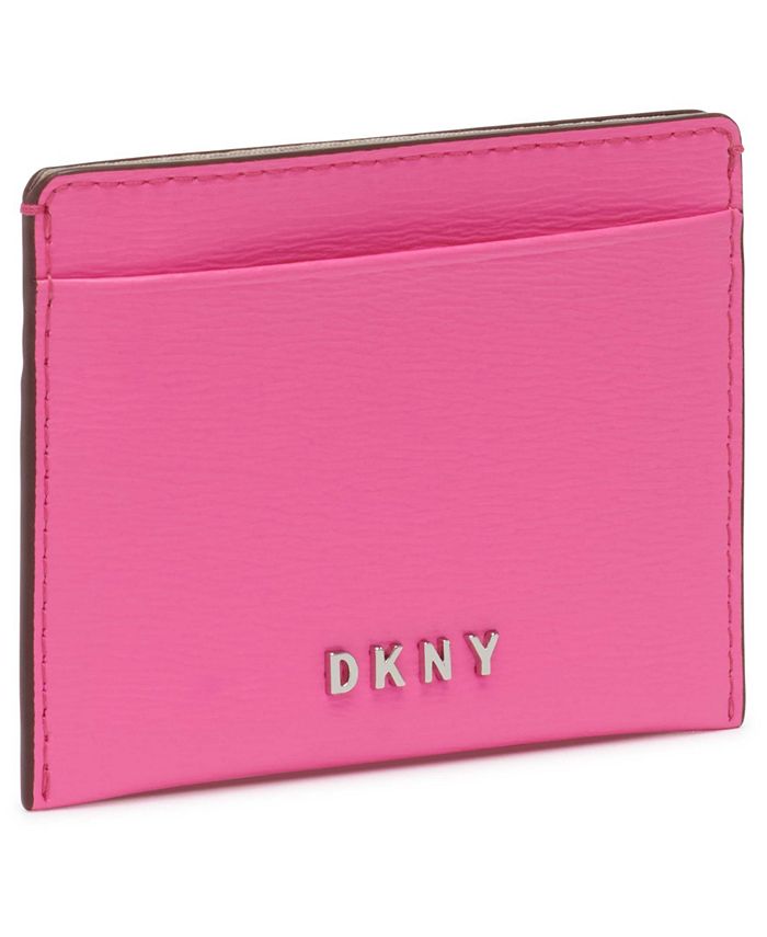 DKNY Bryant Leather Card Holder, Created for Macy's & Reviews Handbags & Accessories Macy's