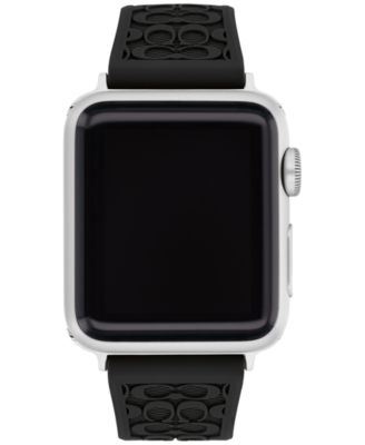 Ремешок для Apple Watch® COACH Black из каучука 38/40/41 мм