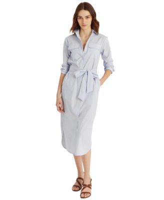 lauren ralph lauren silk stretch cotton dress