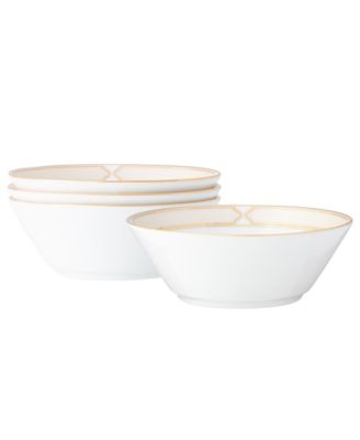 Золотой набор из 4 фруктов Noritake Eternal Palace, 5 дюймов, 6 унций