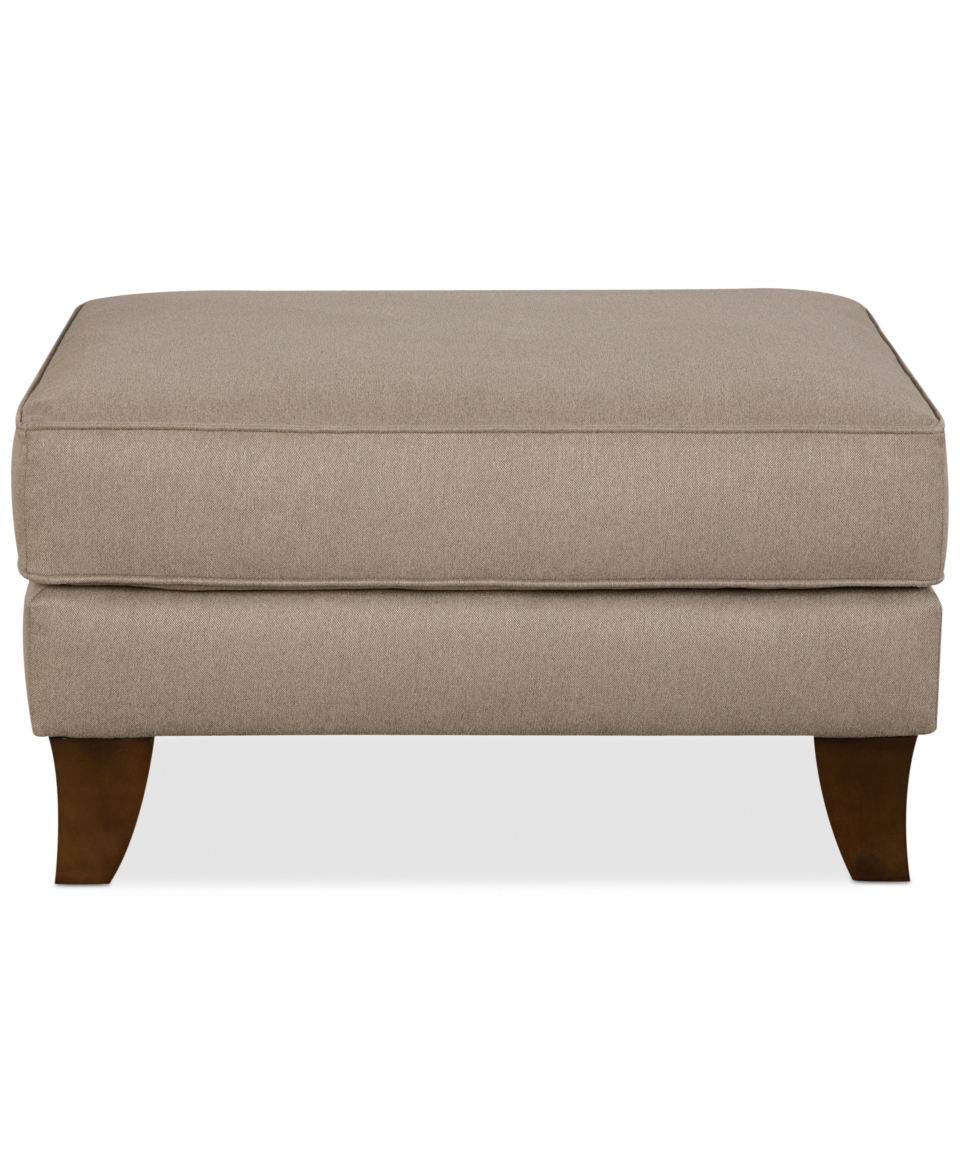 Kira Fabric Ottoman   Furniture