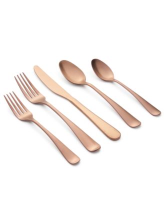 Набор столовых приборов Cambridge Silversmiths Rhiannon Copper Satin из 20 предметов, сервиз на 4 персоны
