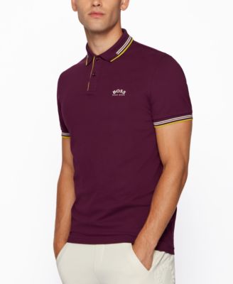 hugo boss logo polo