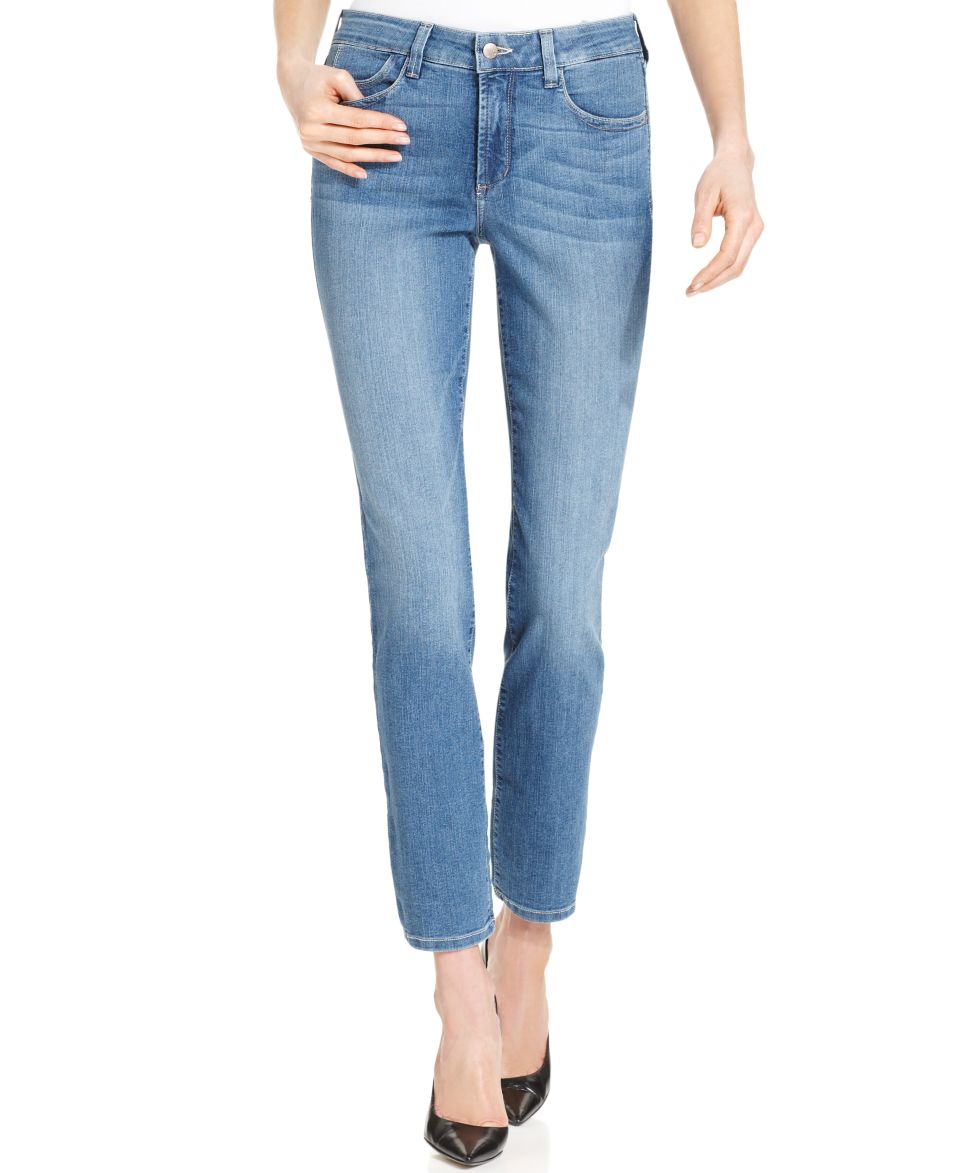 NYDJ Petite Jeans, Tanya Boyfriend Straight Leg Cuffed, Modesto Wash   Jeans   Women