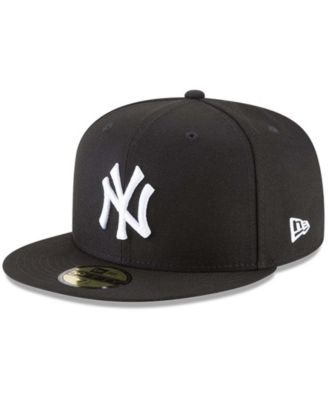 Мужская черная приталенная шляпа New York Yankees 59 размера 