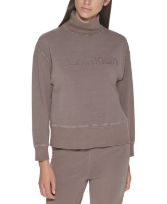 calvin klein mock neck sweatshirt