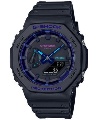 Мужские часы G-Shock с черным ремешком из смолы, 45,4 мм