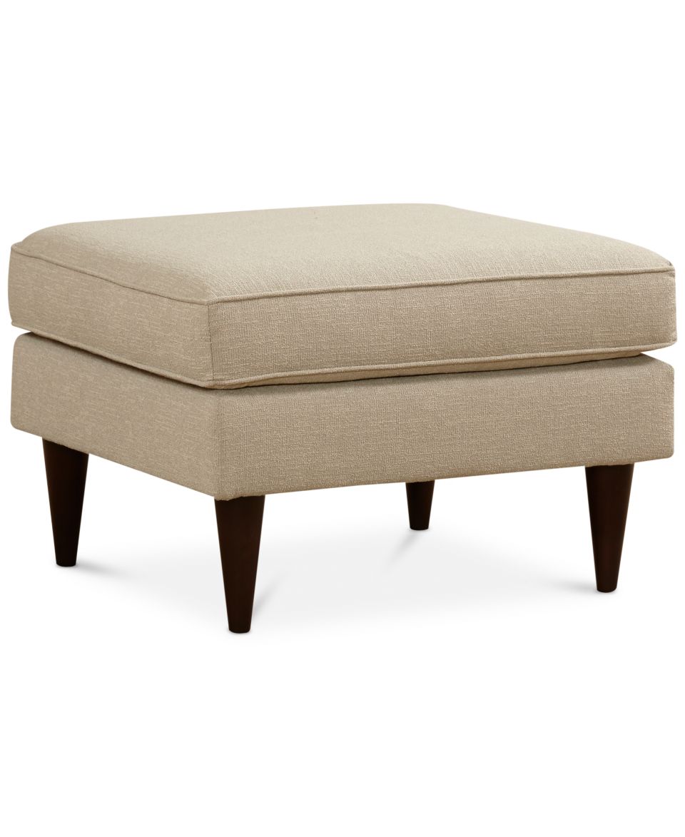 Kira Fabric Ottoman   Furniture