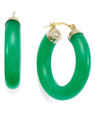 Jade Hoops Earrings Flash Sales, 54% OFF | www.ingeniovirtual.com