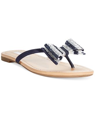 INC International Concepts Women's Maey Bow Thong Sandals - Shoes - Macy's