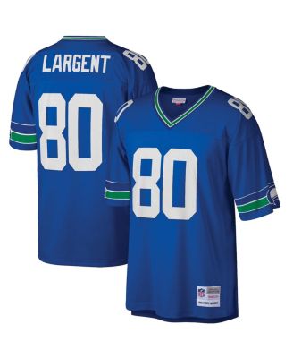 Мужская футболка Mitchell & Ness Steve Largent Royal Seattle Seahawks, большая и высокая, 1985 года выпуска, копия футболиста, вышедшего на пенсию.