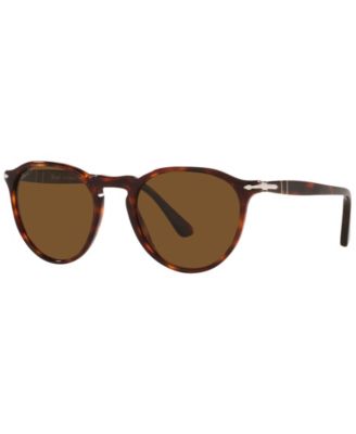 Поляризованные солнцезащитные очки Persol Унисекс, PO3286S 51 коричневый