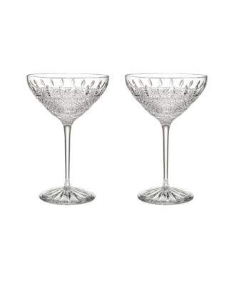 Кружевной бокал для мартини Mastercraft Irish на 10 унций, набор из 2 бокалов
