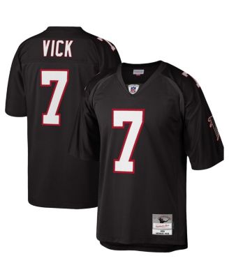 Мужская футболка Mitchell & Ness Michael Vick Black Atlanta Falcons Legacy, реплика