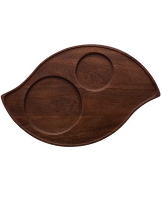Сервировочный поднос Noritake Kona Wood Wave, 16,75 дюйма
