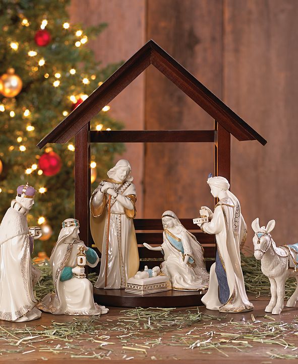 Lenox First Blessings Nativity Figurine Collection & Reviews - Macy's