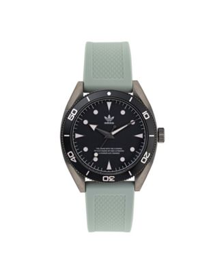 часы adidas Unisex Three Hand Edition с двумя серыми силиконовыми ремешками 42 мм