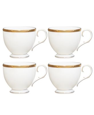 Набор из 4 чашек Noritake Rochelle Gold, 7 унций.