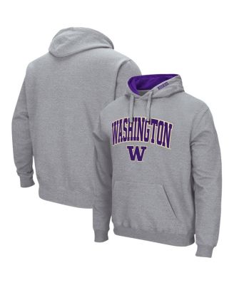 Толстовка-пуловер Colosseum Men's Washington Huskies Arch & Logo 3.0 с капюшоном