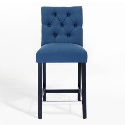 Табурет-стойка WestinTrends 24" с тафтом из льняной ткани