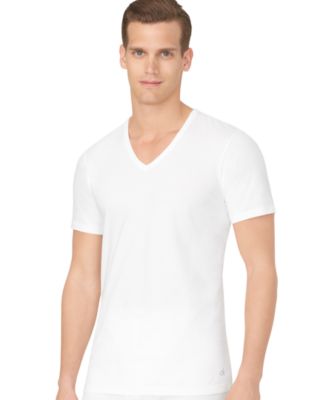 men's v neck slim fit t shirts